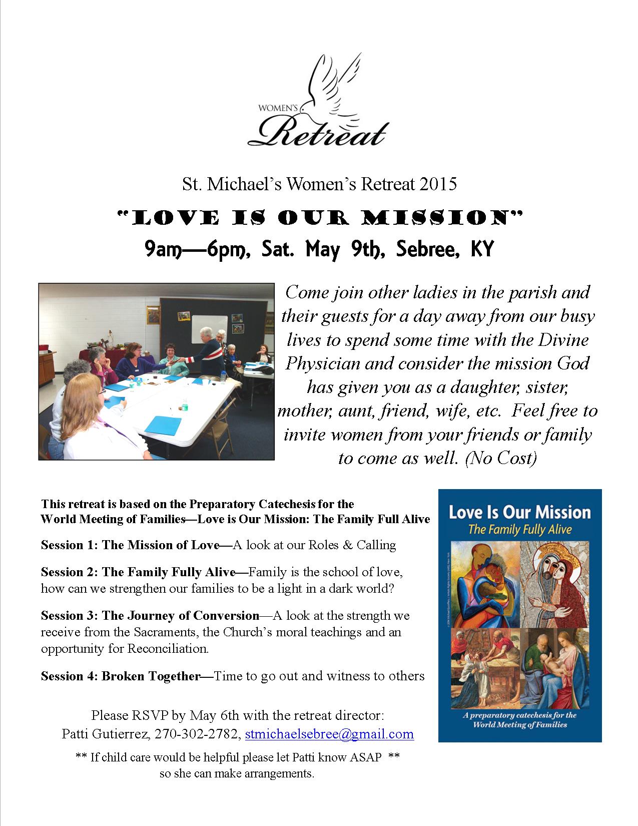 Parish Women's Retreats 2015